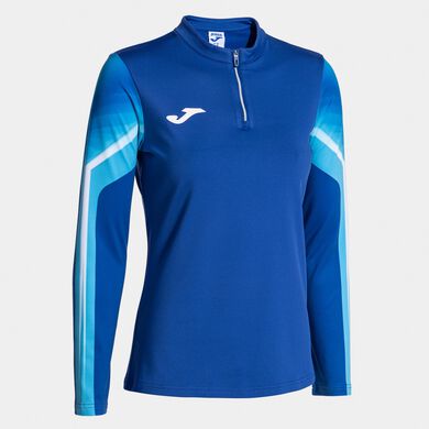 Sudadera mujer Elite XI royal blanco
