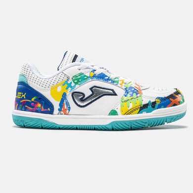 Zapatillas f&uacute;tbol sala Top Flex Jr 26 indoor junior blanco