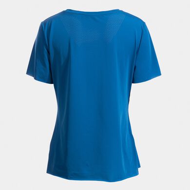 Tricou cu mânecă scurtă damă Indoor gym albastru