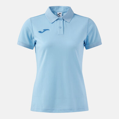 Polo shirt short-sleeve woman Bali III sky blue