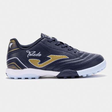 Football boots Toledo Jr 25 turf junior navy blue