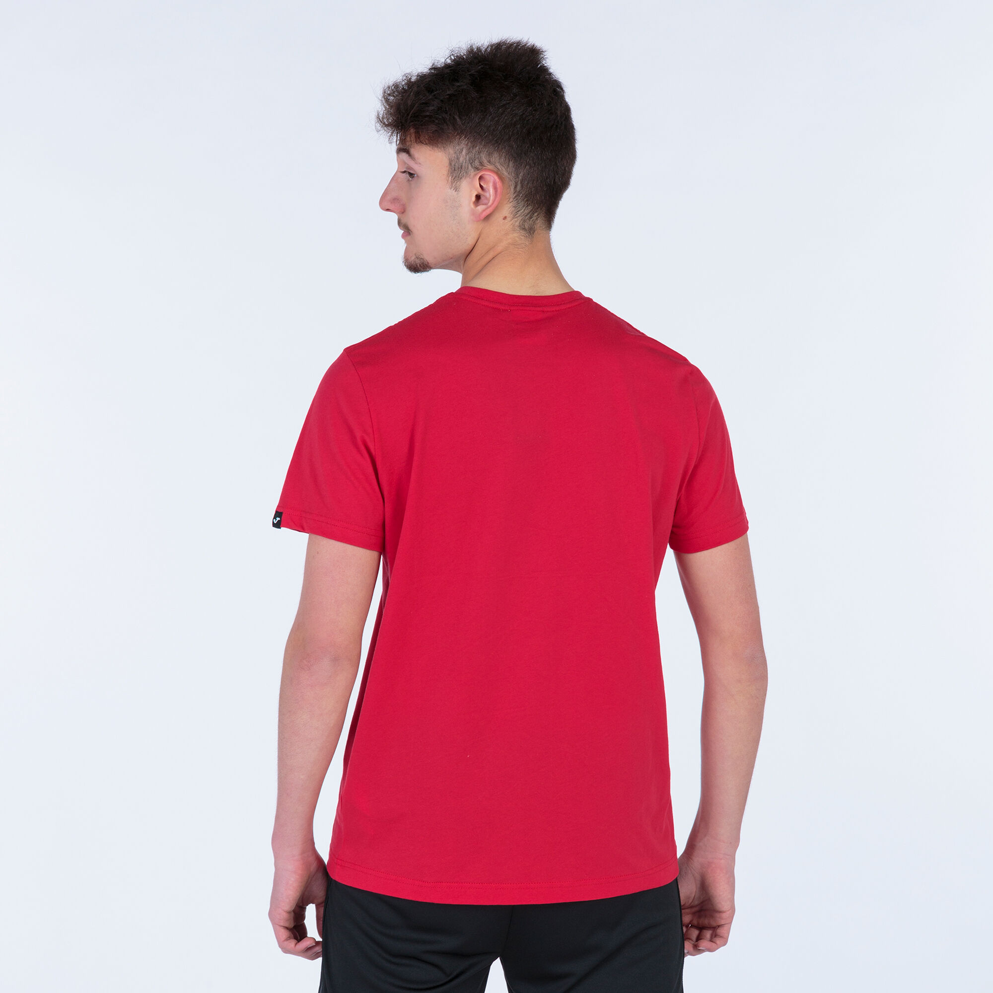 T-shirt manga curta homem Desert vermelho