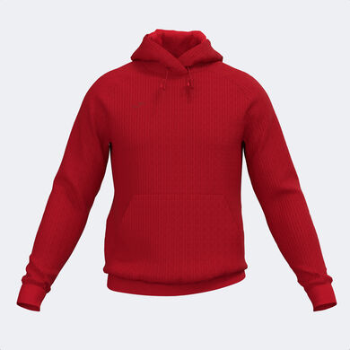 Camisola com capuz homem Indoor-Gym coral fluorescente