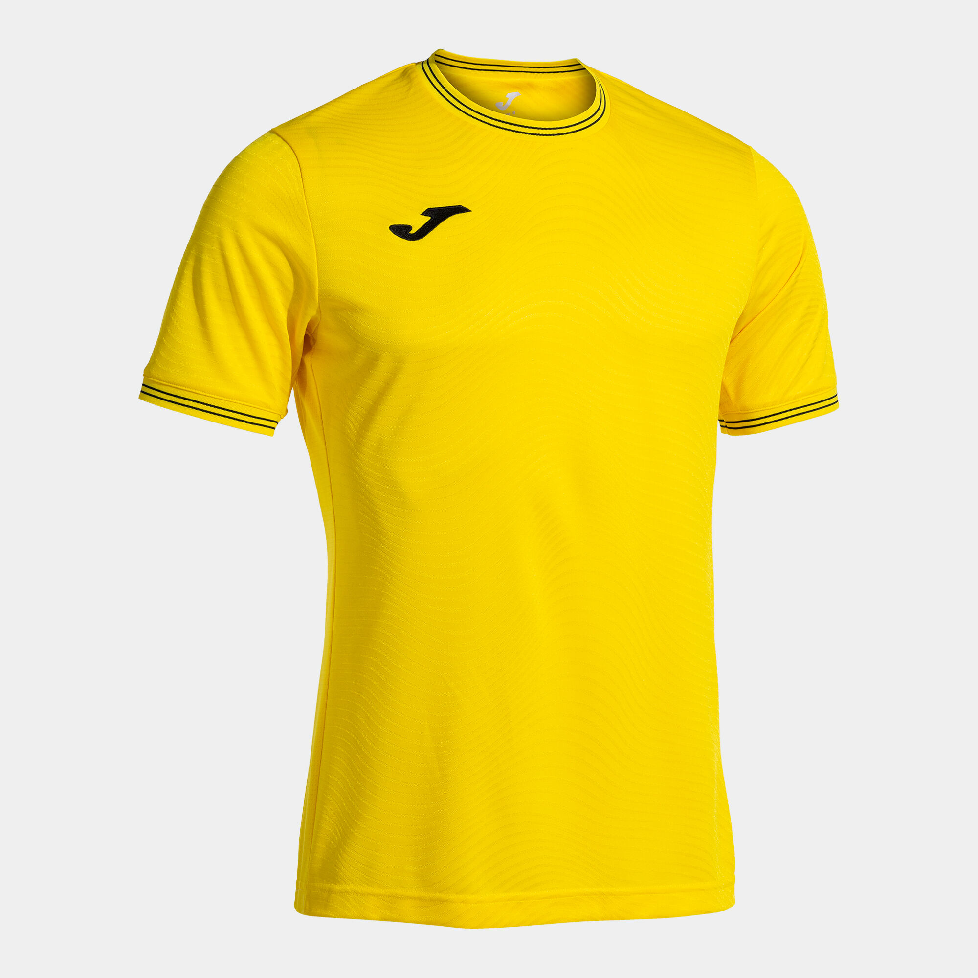 Camiseta manga corta hombre Toletum V amarillo