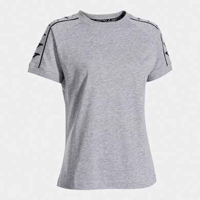 Camiseta manga corta mujer Heroic gris negro