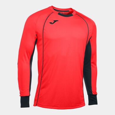 Camiseta manga larga hombre Protec coral flúor