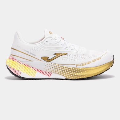 Sapatilhas running R.2000 26 Comit&eacute; Ol&iacute;mpico Espanhol unissexo branco dourado
