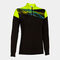 Sweatshirt woman Elite X black fluorescent yellow