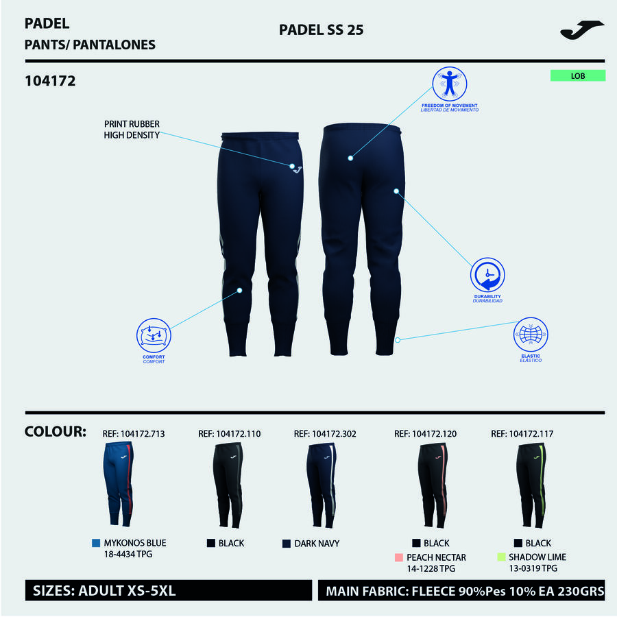 PANTALÓN LARGO CHALLENGE