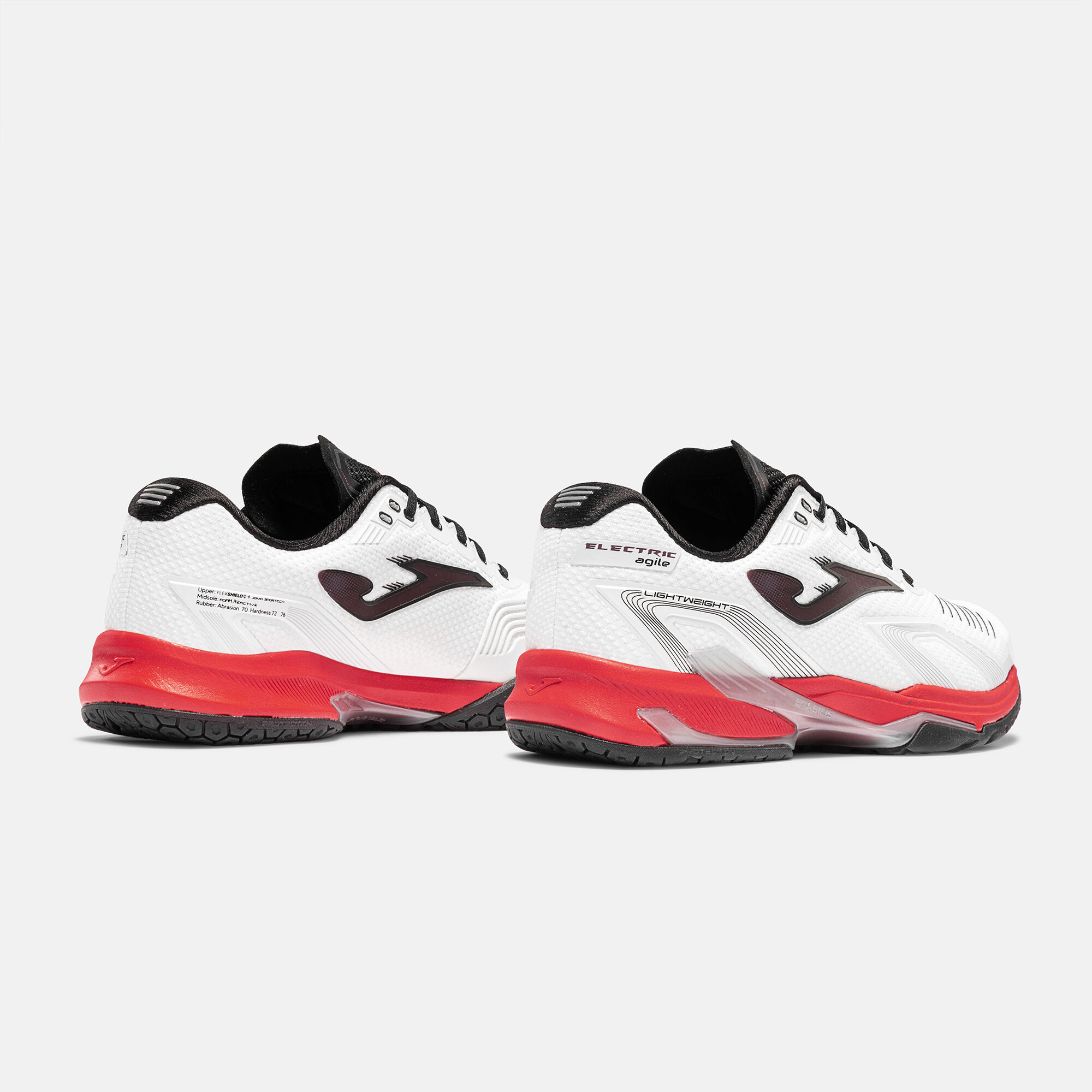 Shoes Electric Men 26 hard court man white red | JOMA®