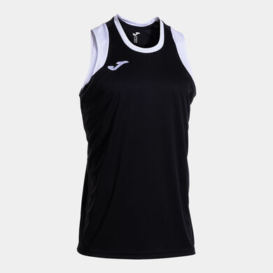 Camiseta sin mangas hombre Final Basket III negro blanco