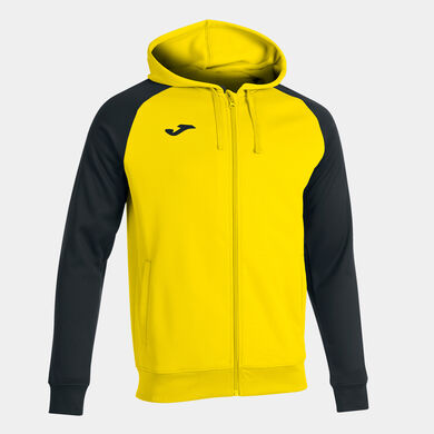 Hooded jacket man Academy IV yellow black