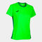 Camiseta manga corta mujer Winner II verde flúor