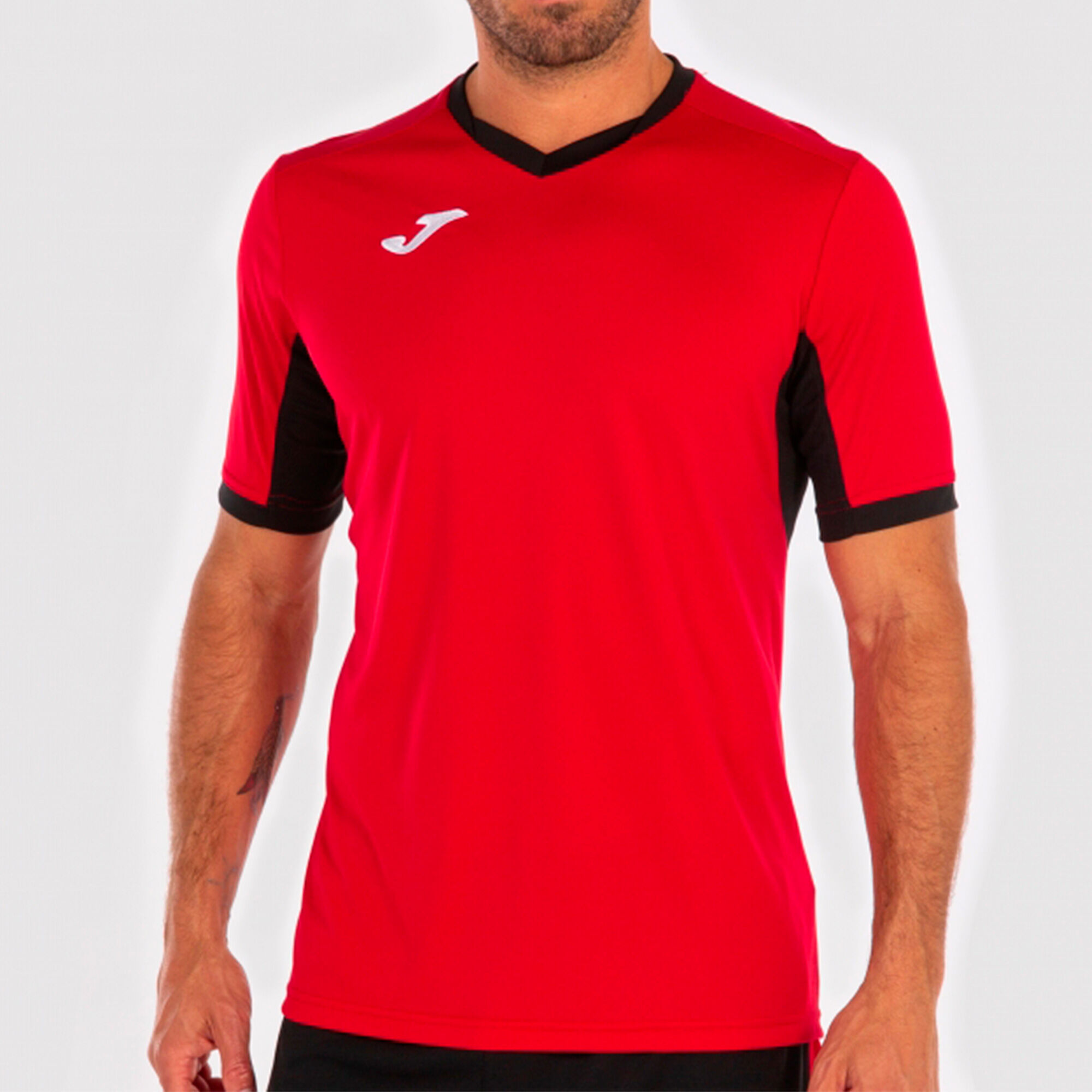 Shirt short sleeve man red black | JOMA®