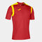 Shirt short sleeve man Championship V red yellow