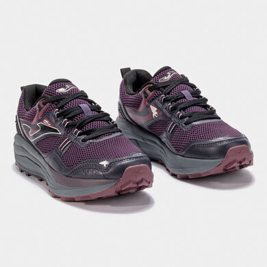 Zapatillas trail Shock Lady 25 mujer granate