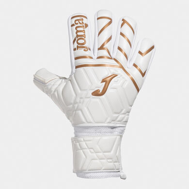 Guantes portero f&uacute;tbol Gk Pro blanco naranja