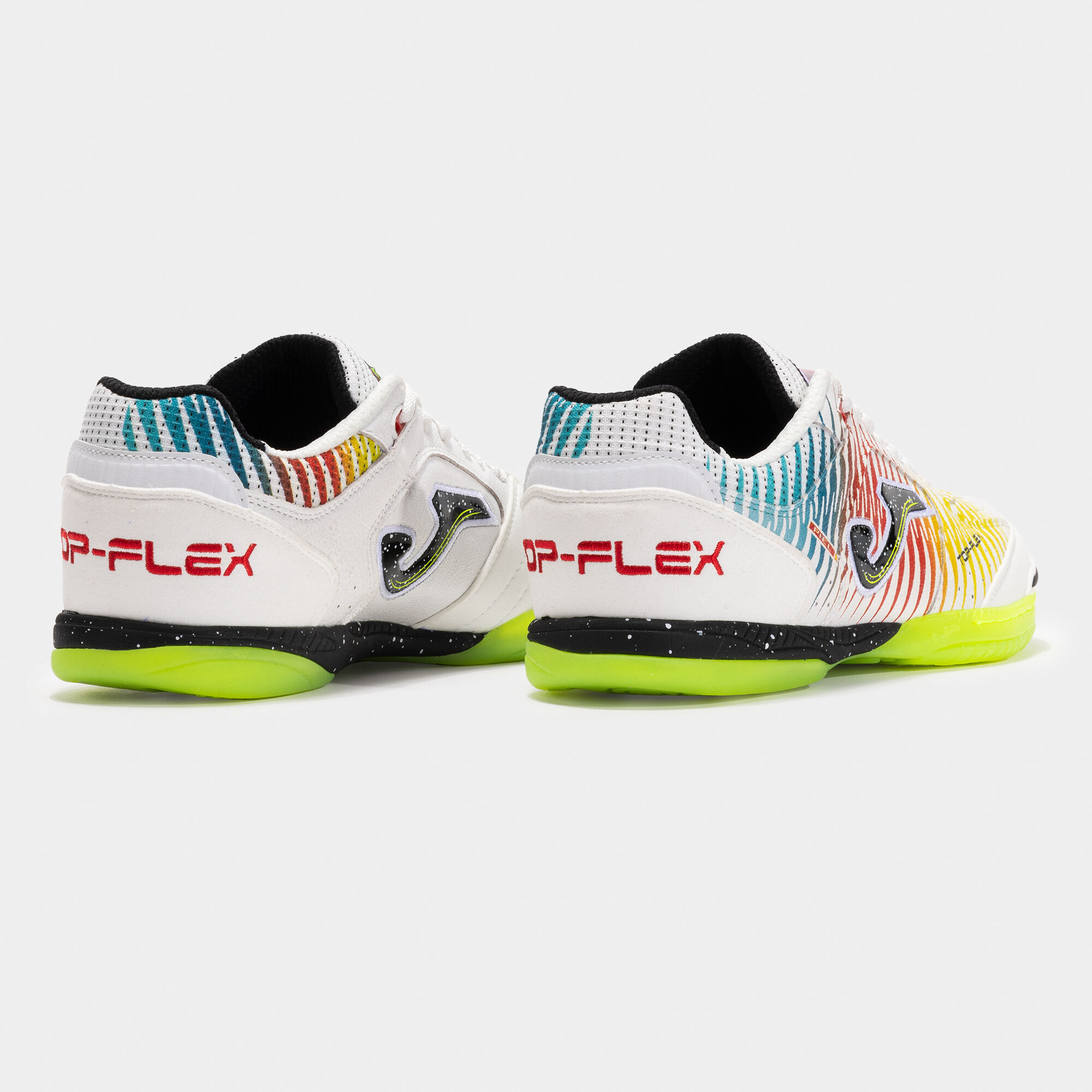 Futsal shoes Top Flex 25 indoor white yellow red | JOMA®