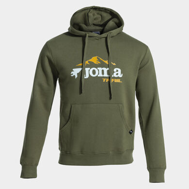 Sudadera con capucha hombre Oficial Joma Trail Team caqui