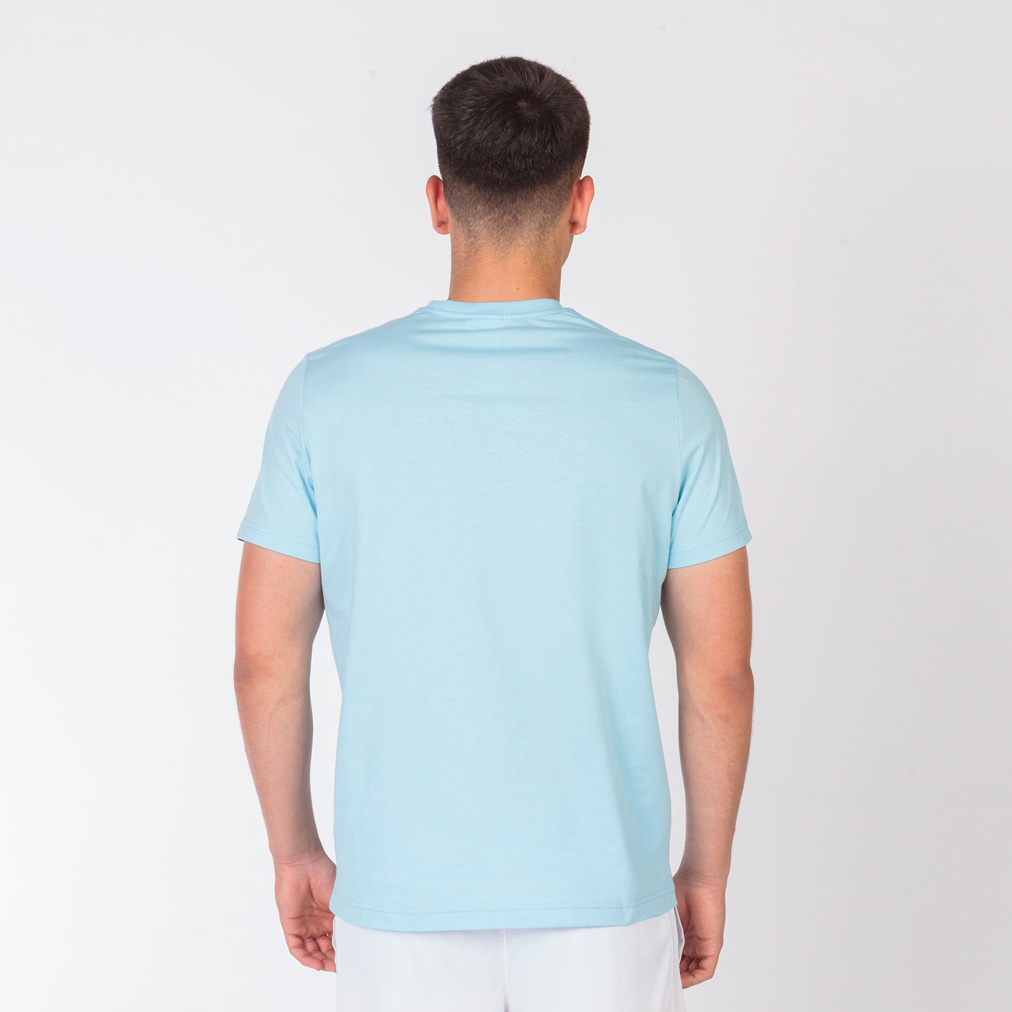 T-shirt manga curta homem Desert azul-celeste