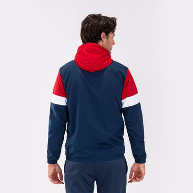 Chubasquero hombre Crew IV marino rojo