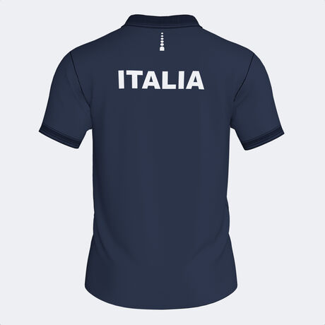 POLO MANGA CORTA FED. ITALIA TENIS