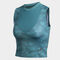 Sleeveless t-shirt woman R-City Winter  blue