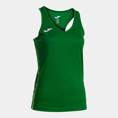 Camiseta tirantes mujer Olimpiada verde