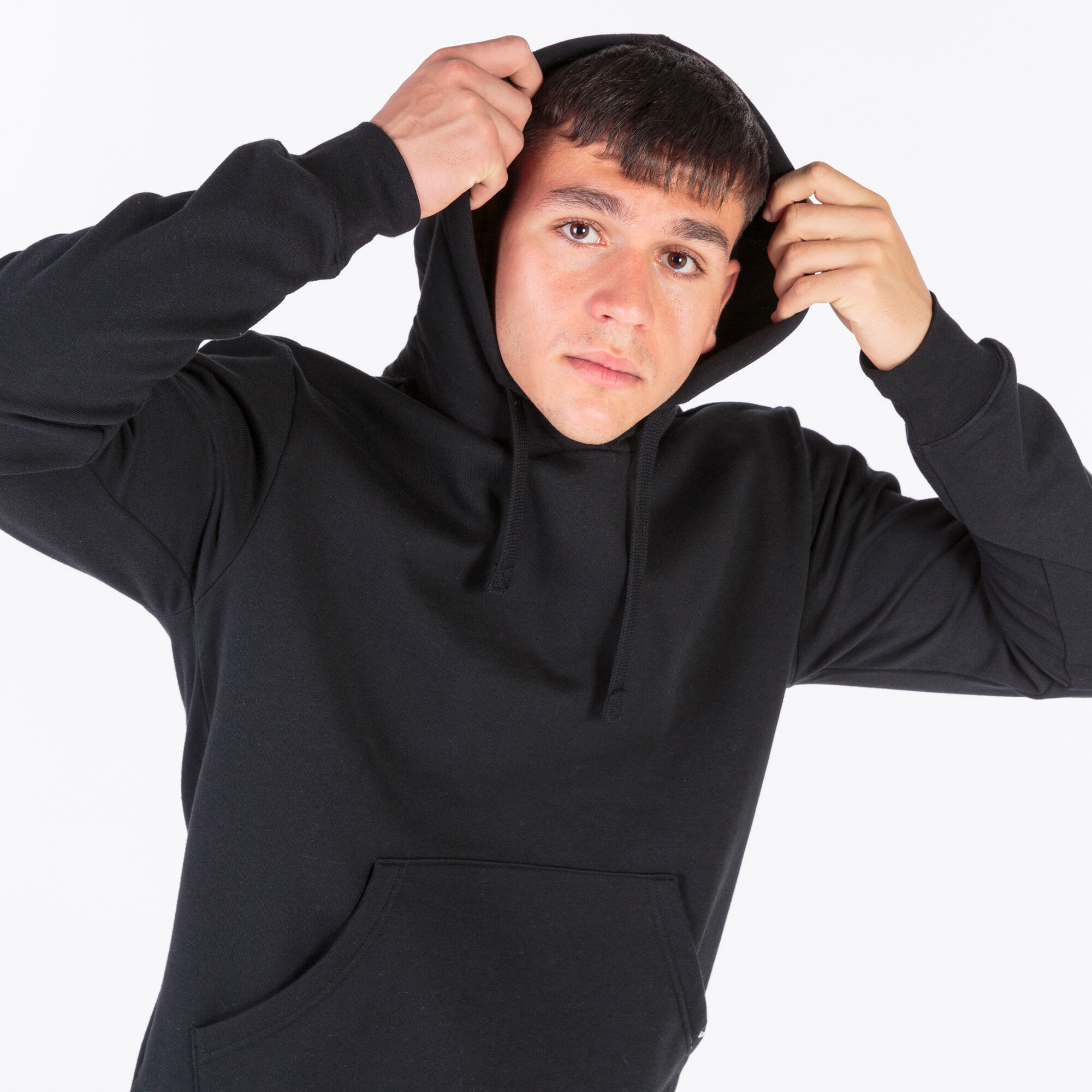 Hooded sweater man Montana black