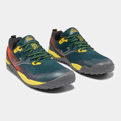 Zapatillas trail Tundra  Barefoot 26 hombre petr&oacute;leo