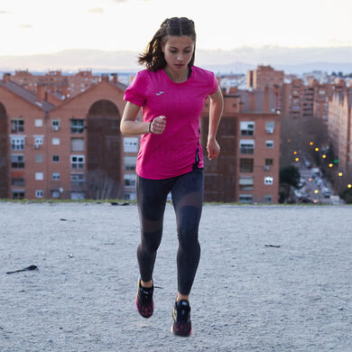 Maglia a manica corta donna R-City rosa