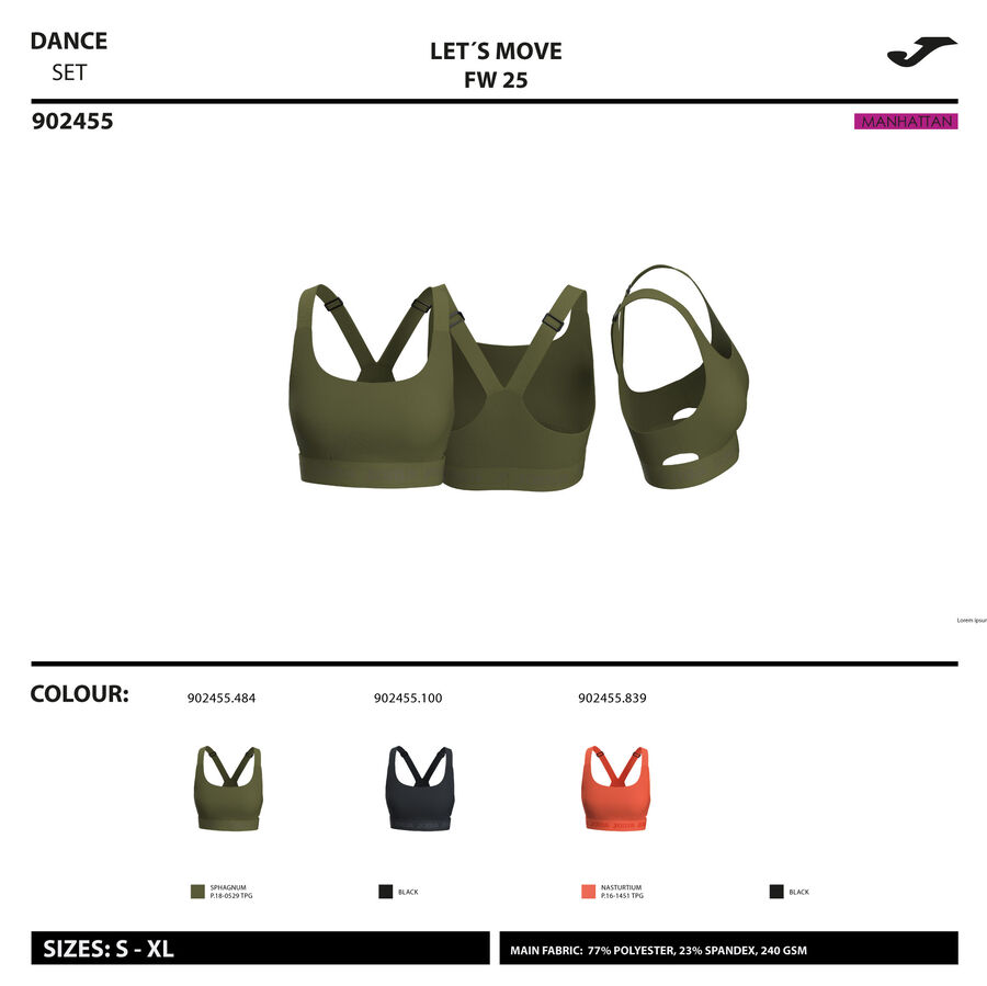 SUJETADOR DEPORTIVO STEP