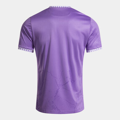 Camiseta manga corta hombre Gold VII violeta blanco