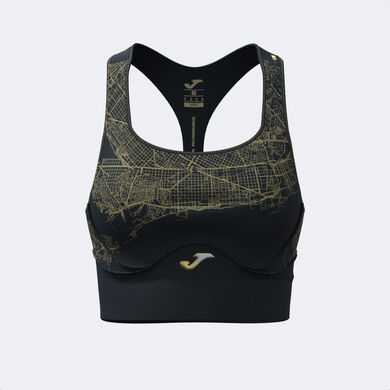Reggiseno sportivo donna R-Night nero
