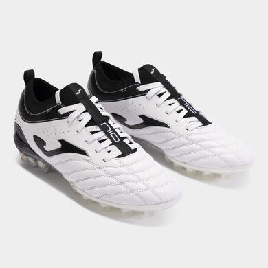 Botas fútbol Numero-10 24 césped artificial AG blanco negro