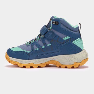 Botas outdoor Utah Jr 24 junior petróleo naranja