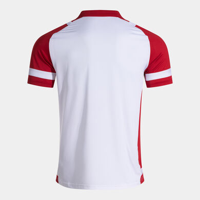 Polo manga corta hombre Lider blanco rojo