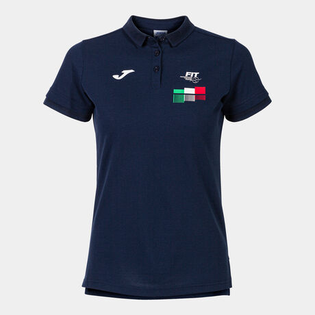 POLO MANGA CORTA FED. ITALIA TENIS