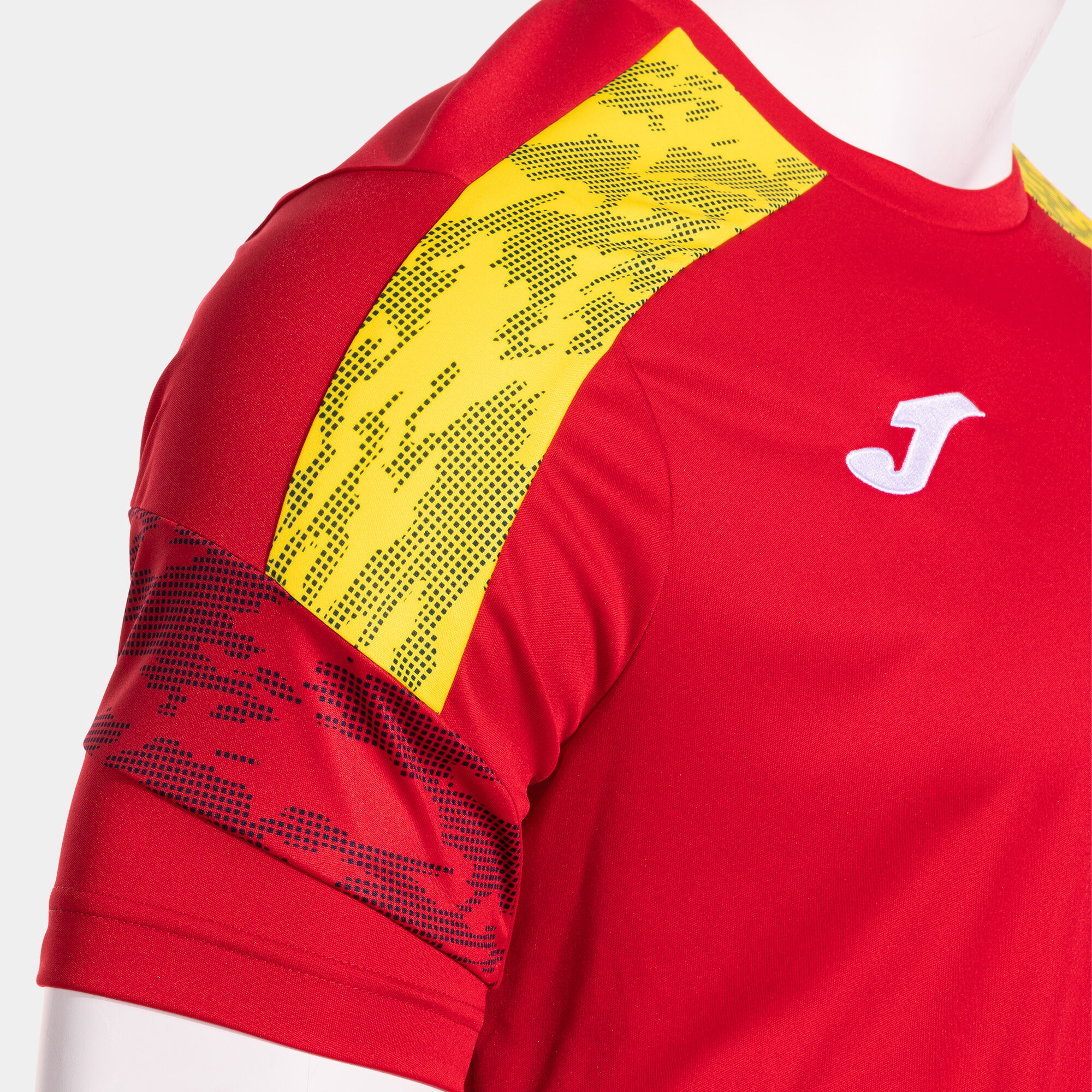 Shirt short sleeve man Championship VIII red yellow | JOMA®