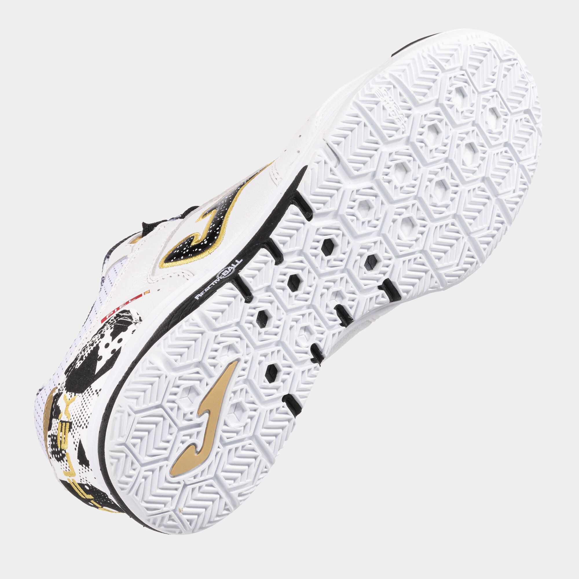 Zapatillas f tbol sala Top Flex Rebound 24 indoor blanco negro JOMA