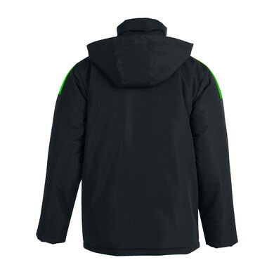 Anorak hombre Trivor negro verde flúor