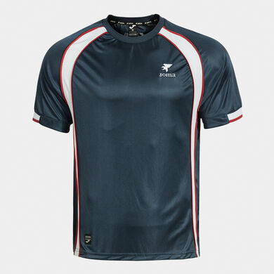 Kurzarmshirt mann Futbol Retro Mundial 2026 marineblau wei&szlig;