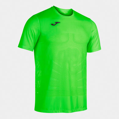 Camiseta manga corta hombre Marathon verde flúor