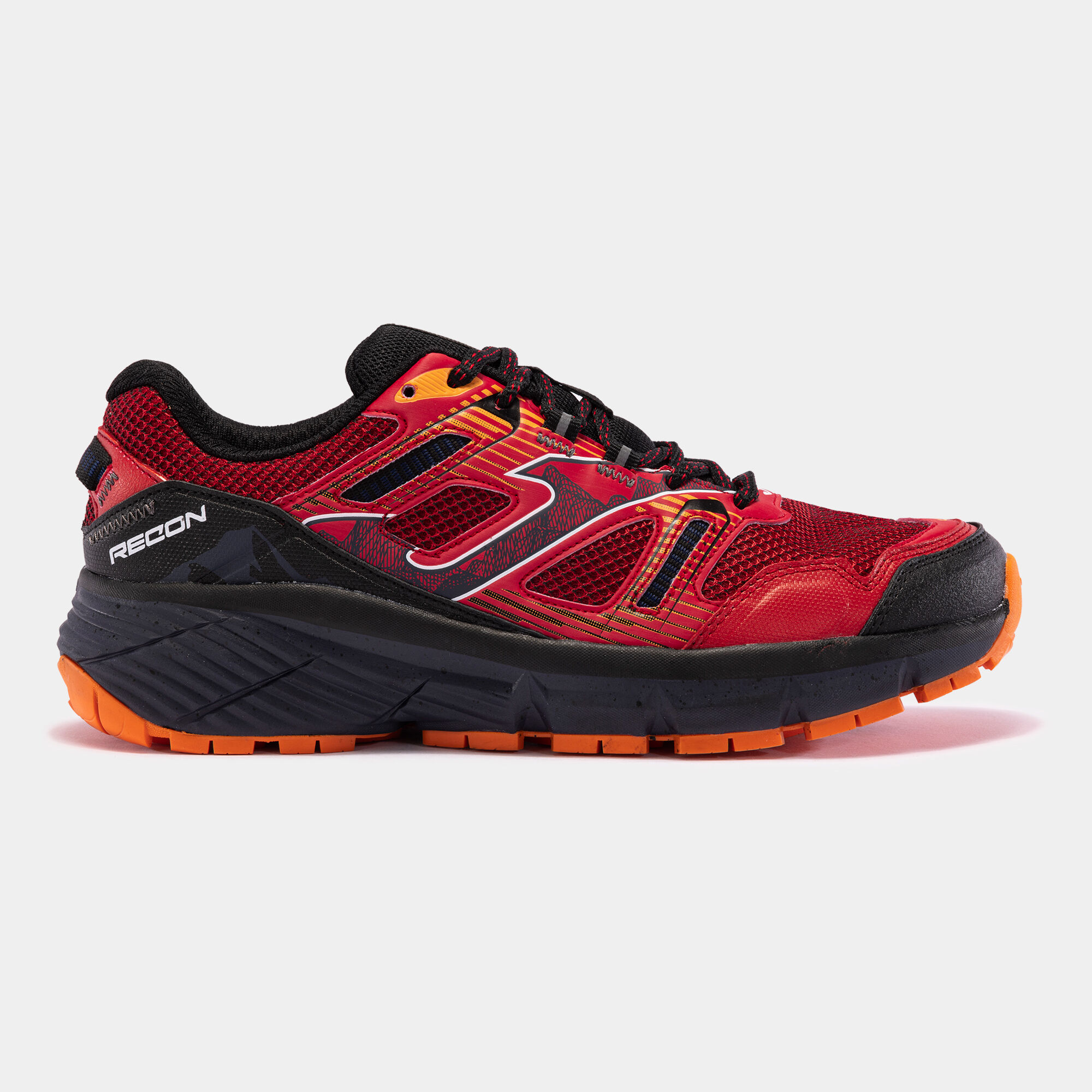 Chaussures trail running Recon 24 homme rouge