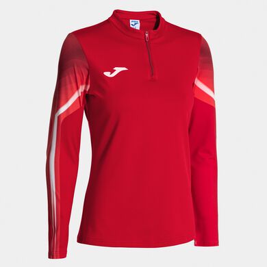 Sweatshirt woman Elite XI red white