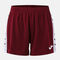 Short femme Heroic bordeaux