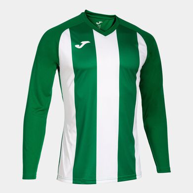 Long sleeve shirt man Pisa II green white