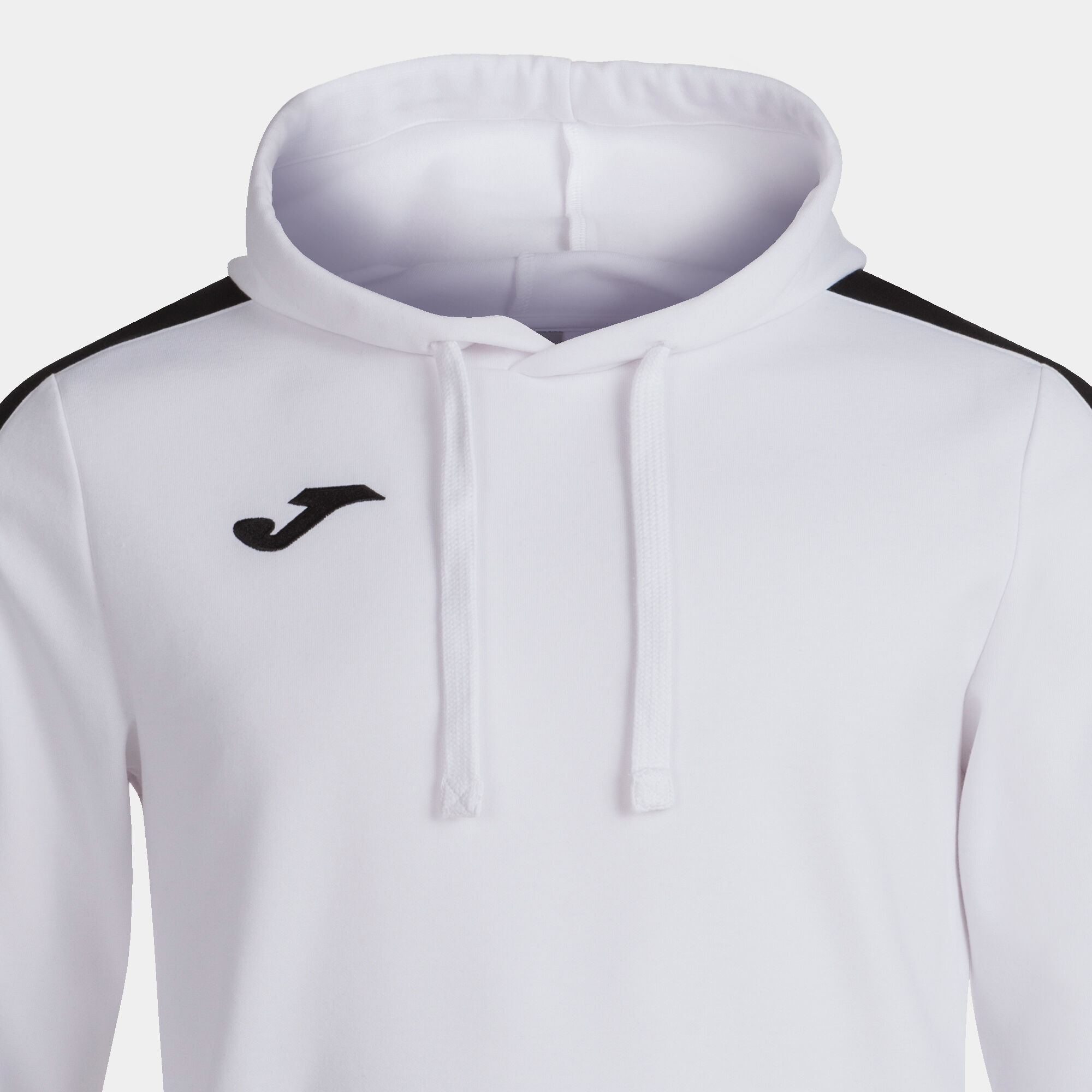Felpa con cappuccio uomo Street bianco nero JOMA