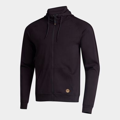 Chaqueta con capucha hombre Indoor Gym marr&oacute;n