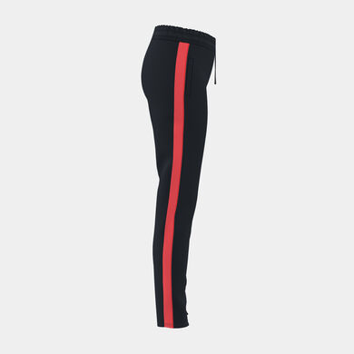 Pantalón largo niño Stripe negro coral flúor
